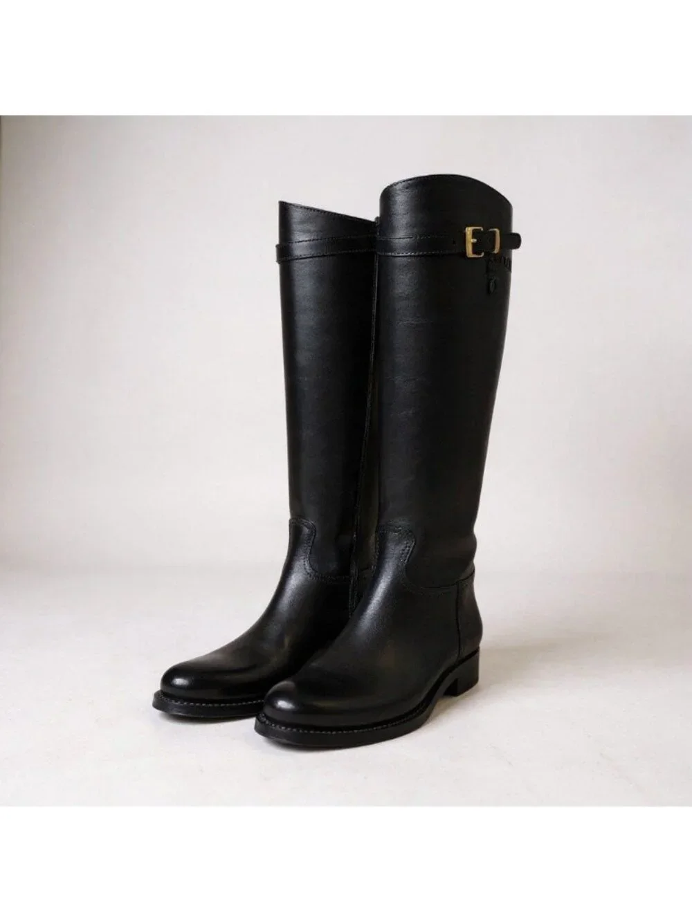 Prada Buckle Boot Black